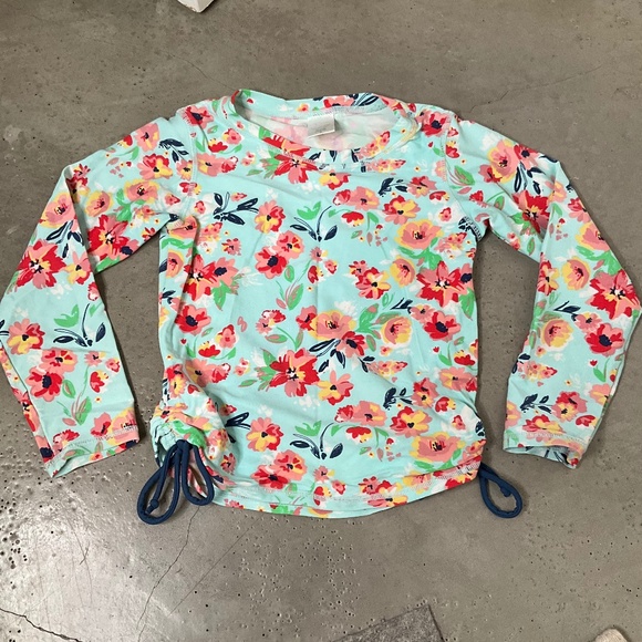 Ruffle Butt Rash Guard Top - Picture 1 of 5